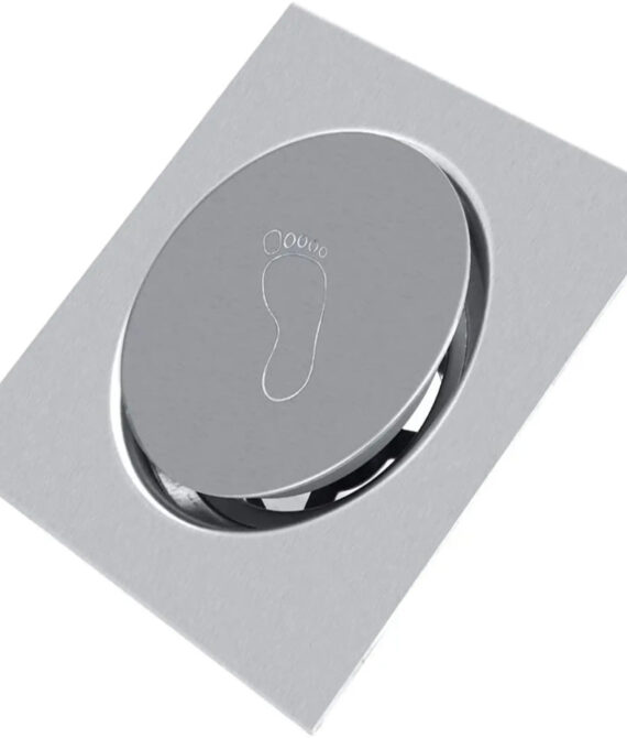 Stainless Steel 304 Push Floor Drain Waste 6×6 – Heavy Duty & Rust-Proof