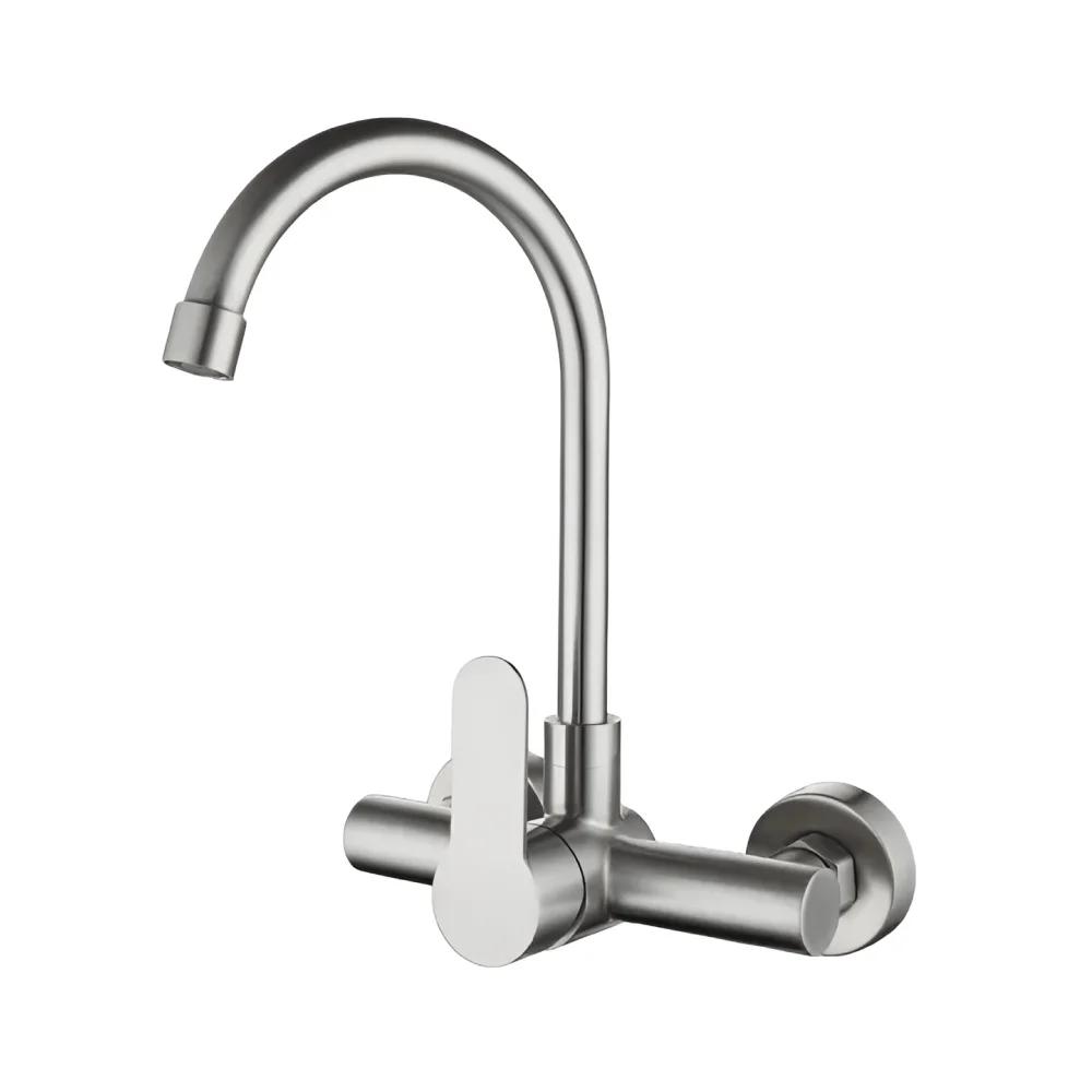 * SS304 Kitchen Sink Mixer – Matte Finish / Matte Black - Image 2
