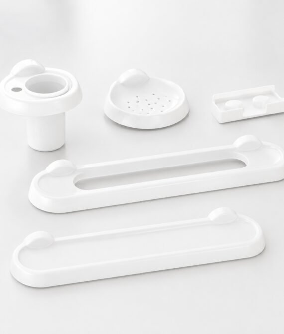 SPLASH CAROMA Accessories Set – White Ivory
