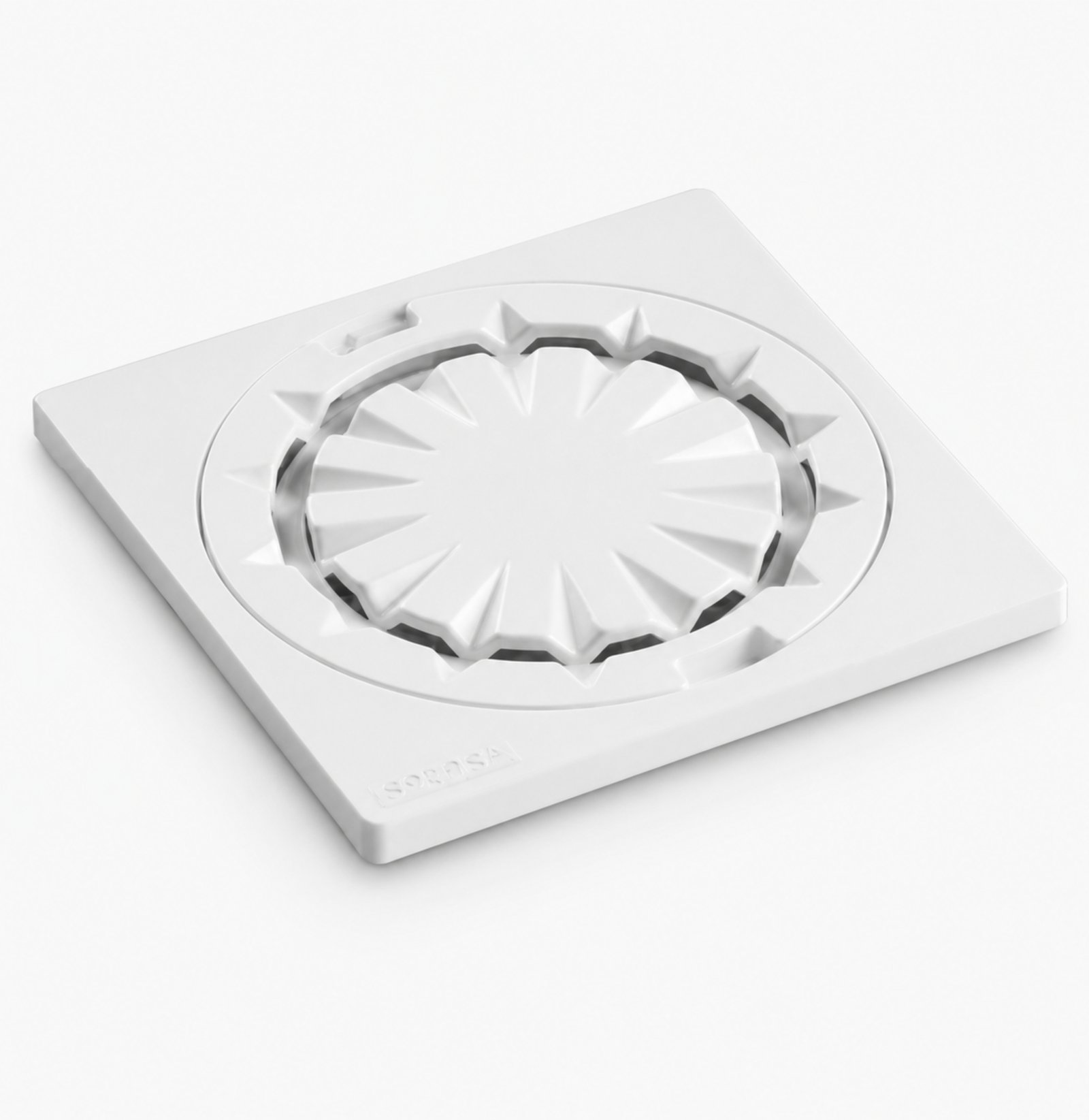 Splash F2 Floor Waste 6x6 – White