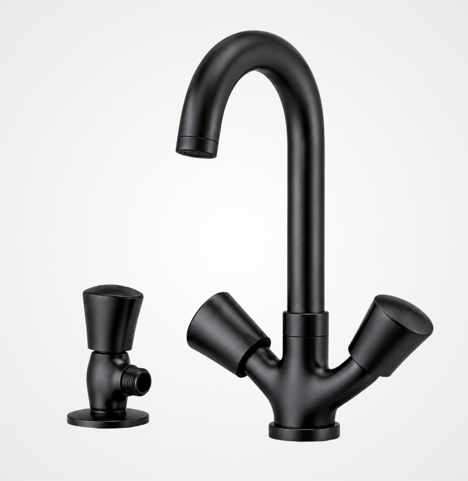 3 Star Econo Black Complete Bathroom Set – 8 Pcs - Image 2