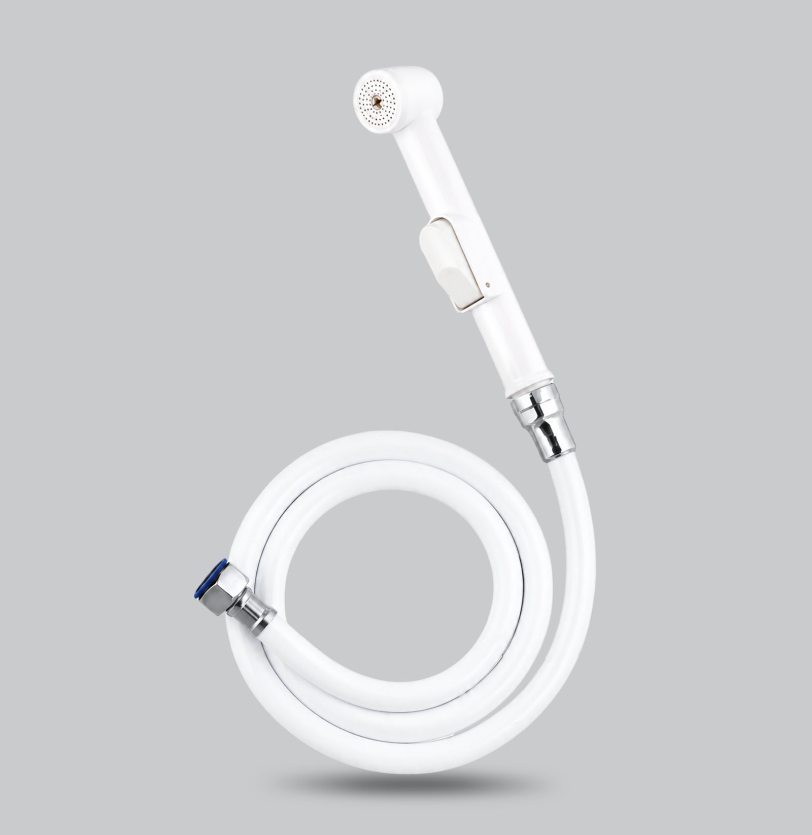 TSS Splash Toilet Shower with Pipe – White - Image 2