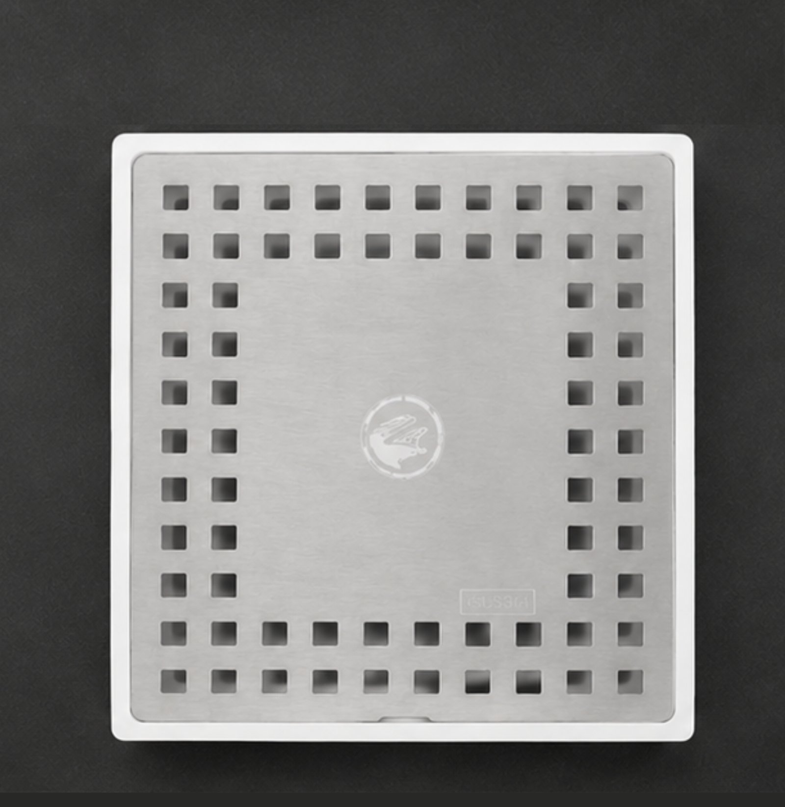 Splash F6 Floor Waste 6x6 – Stainless Steel - Image 2