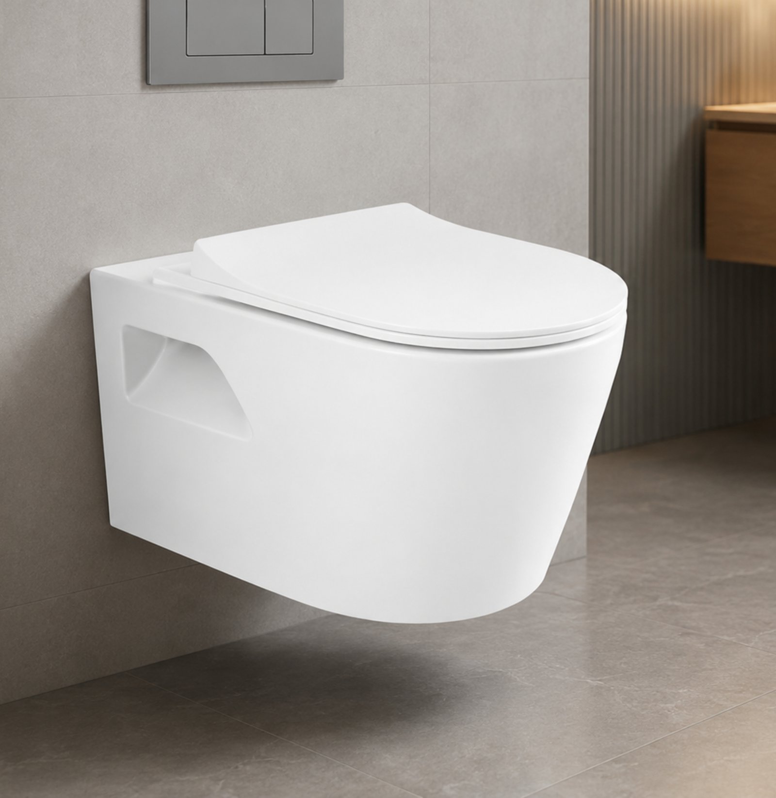 Belro Wall Hung Toilet – WHC-001 - Image 2