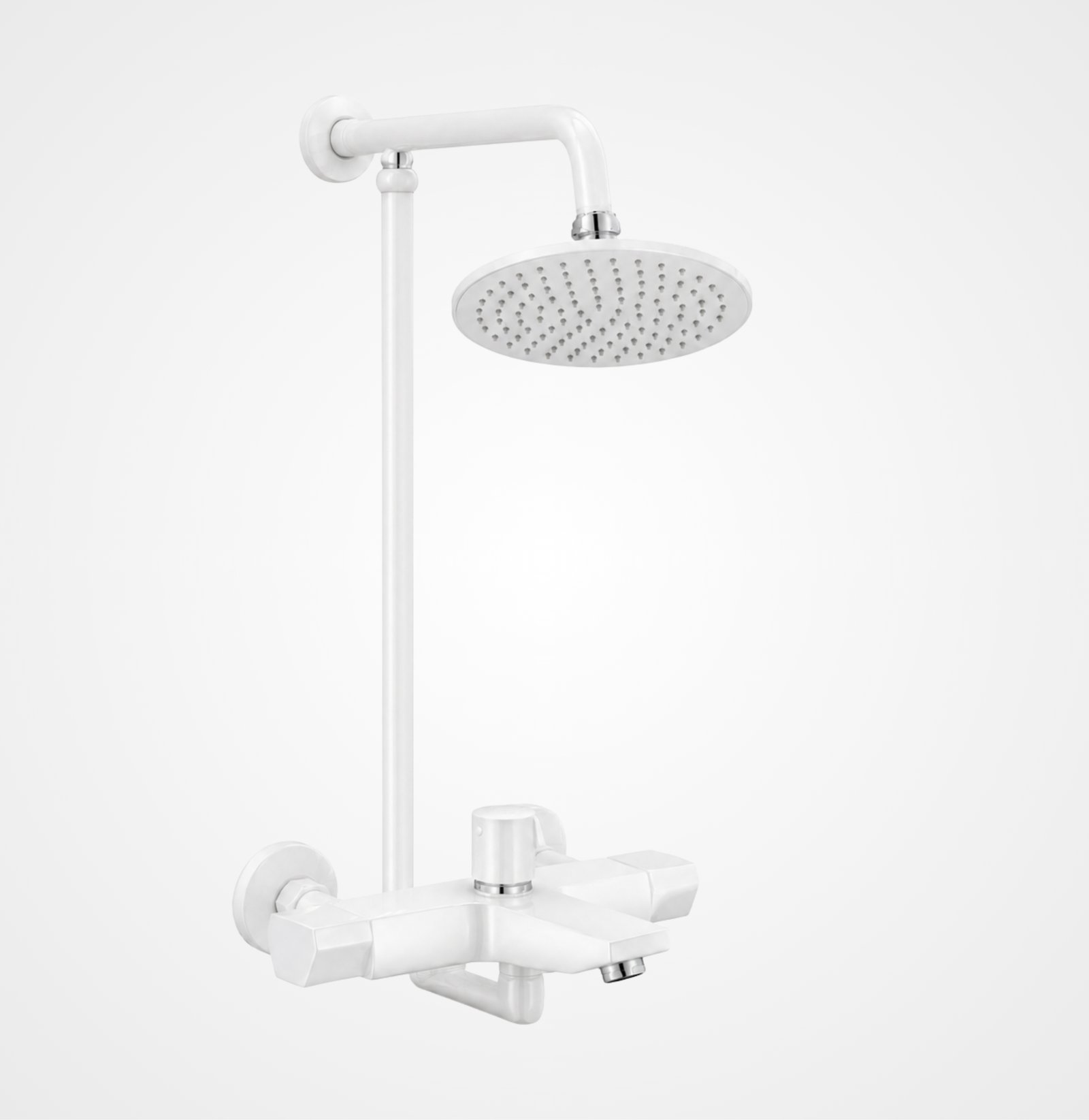 3 Star Elegance Complete Bathroom Set 8-Pcs – White Finish - Image 2
