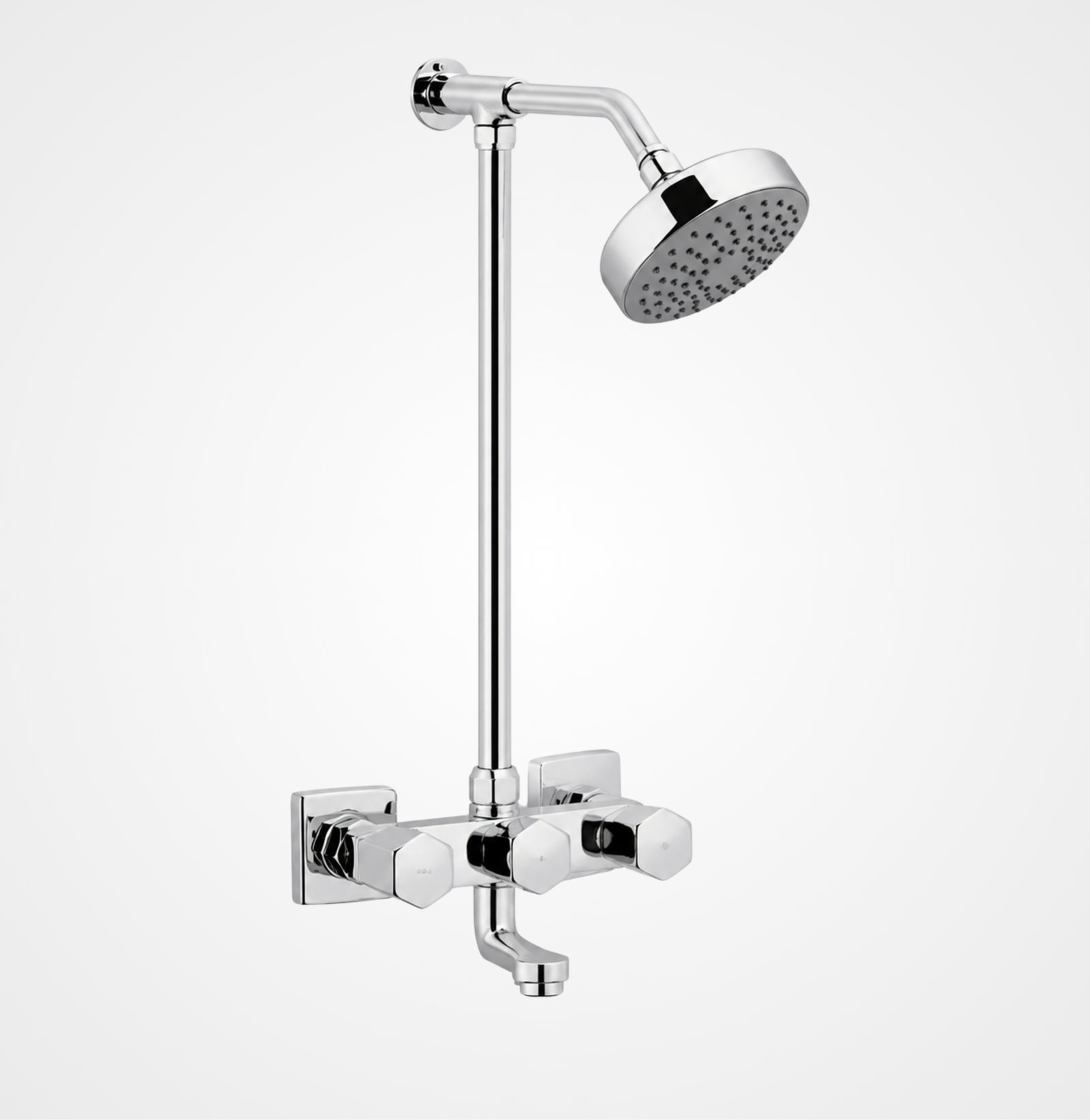 3 Star BUDGET Chrome Complete Bathroom Set – 8 Pieces - Image 2