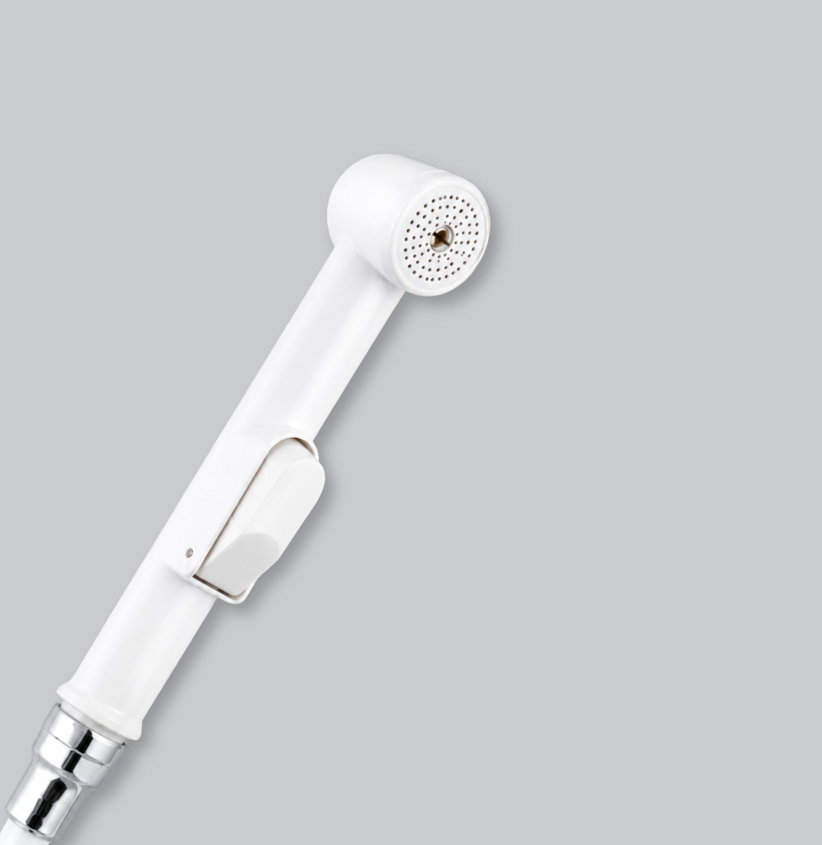 TSS Splash Toilet Shower with Pipe – White - Image 3
