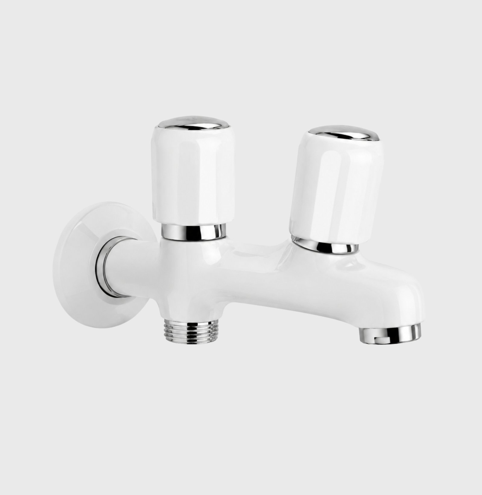 3 Star Caliber Complete Bathroom Set 8-Pcs – White Finish - Image 3