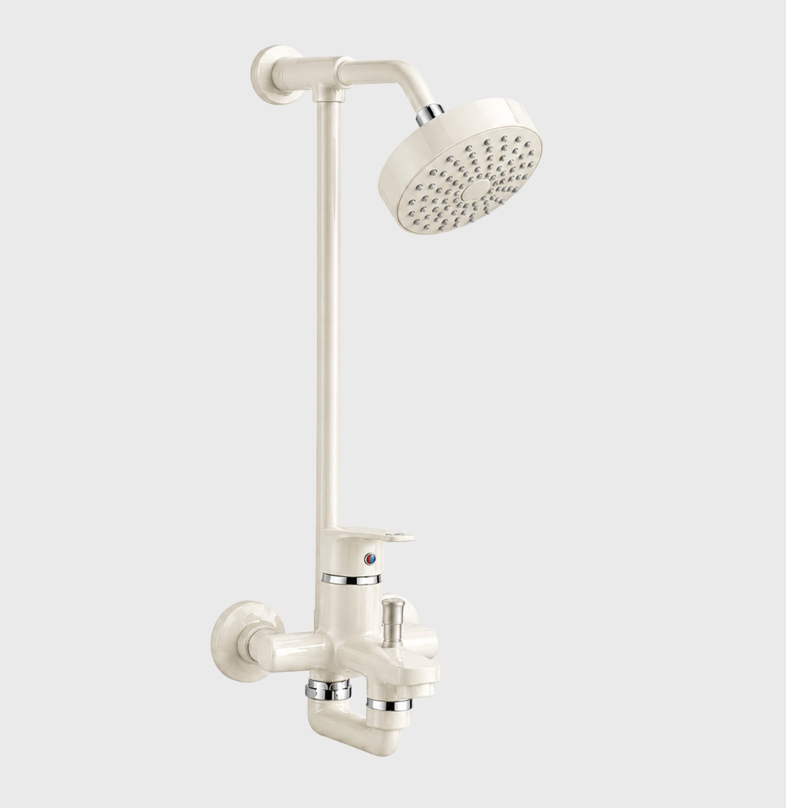 3 Star Caliber Complete Bathroom Set 8-Pcs – Off White Finish - Image 3