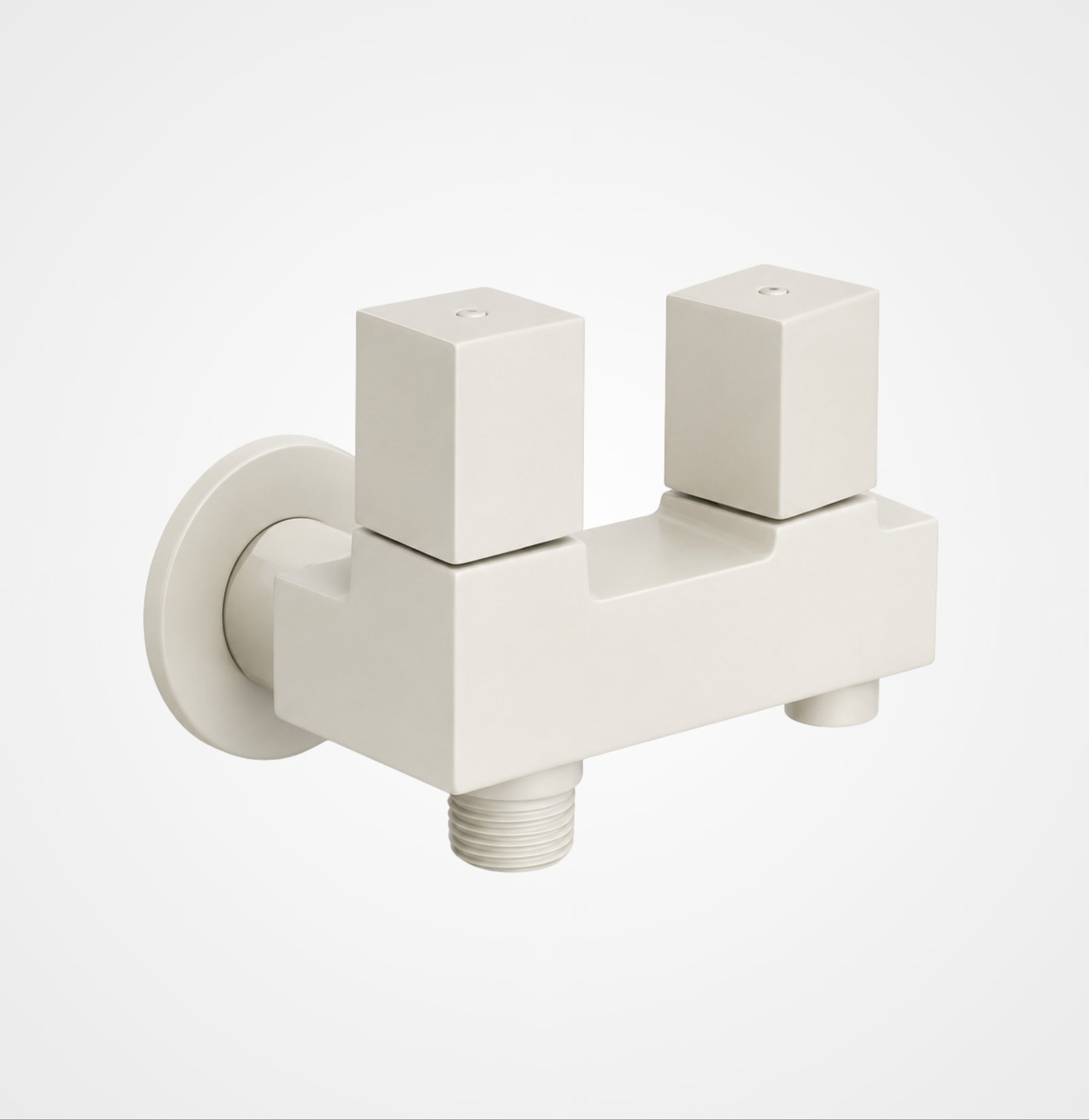 QUAD Off White Complete Bathroom Set – 8 Pieces - Image 3