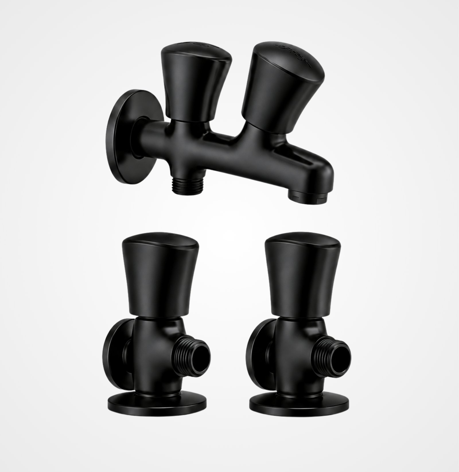 3 Star Econo Black Complete Bathroom Set – 8 Pcs - Image 4