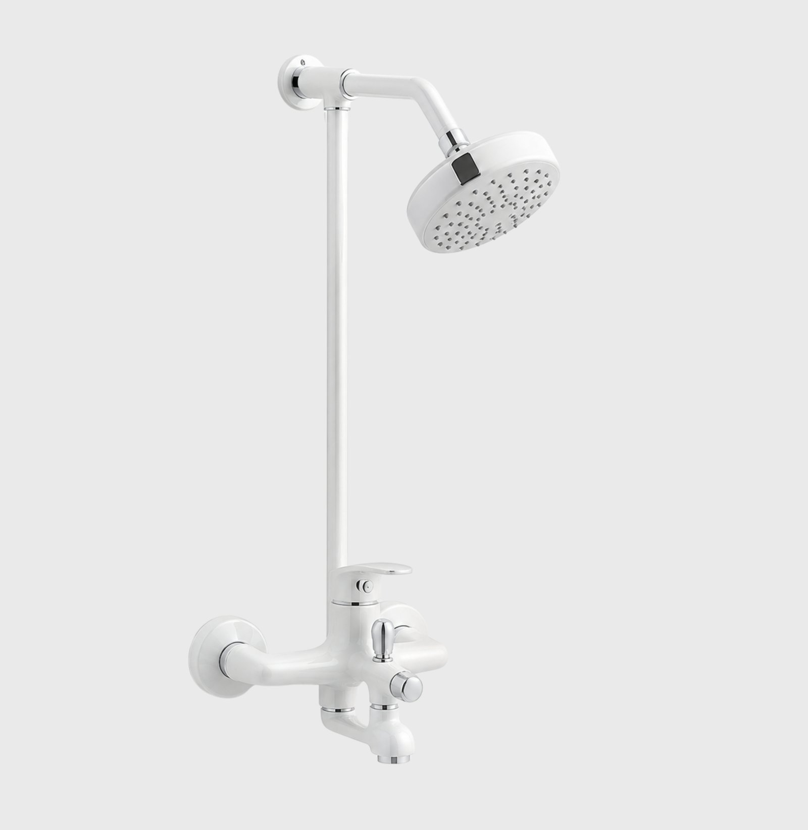 3 Star Caliber Complete Bathroom Set 8-Pcs – White Finish - Image 4