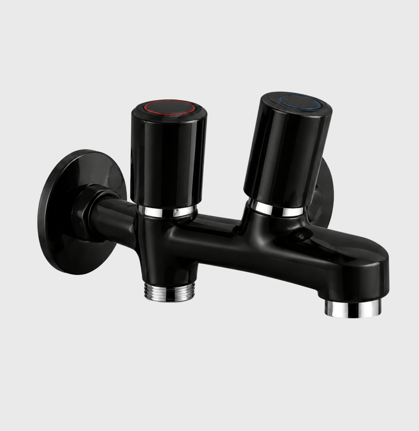 3 Star Caliber Complete Bathroom Set 8-Pcs – Black Finish - Image 4