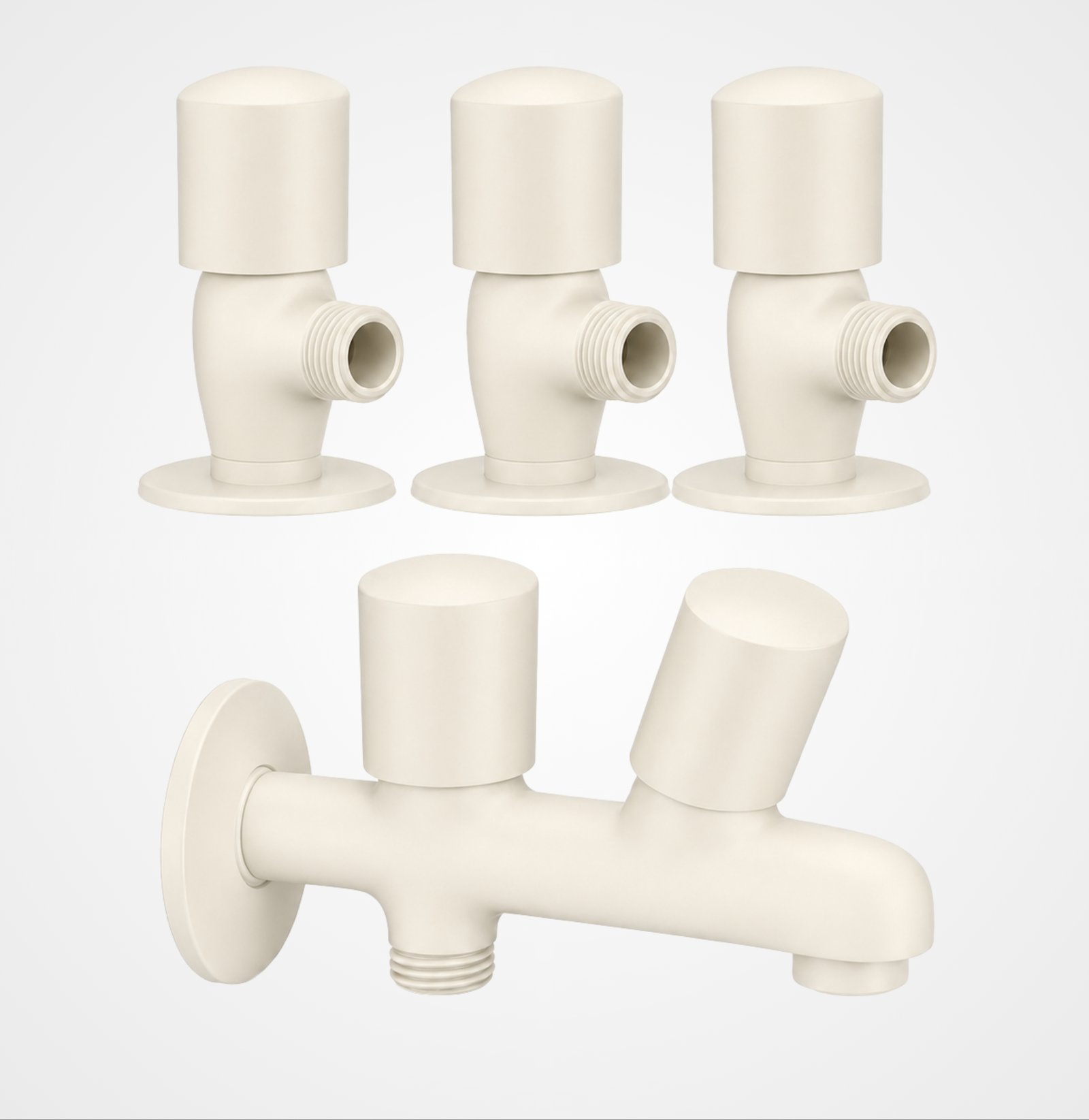 3 Star Standard Off White Complete Bathroom Set – 8 Pcs - Image 4
