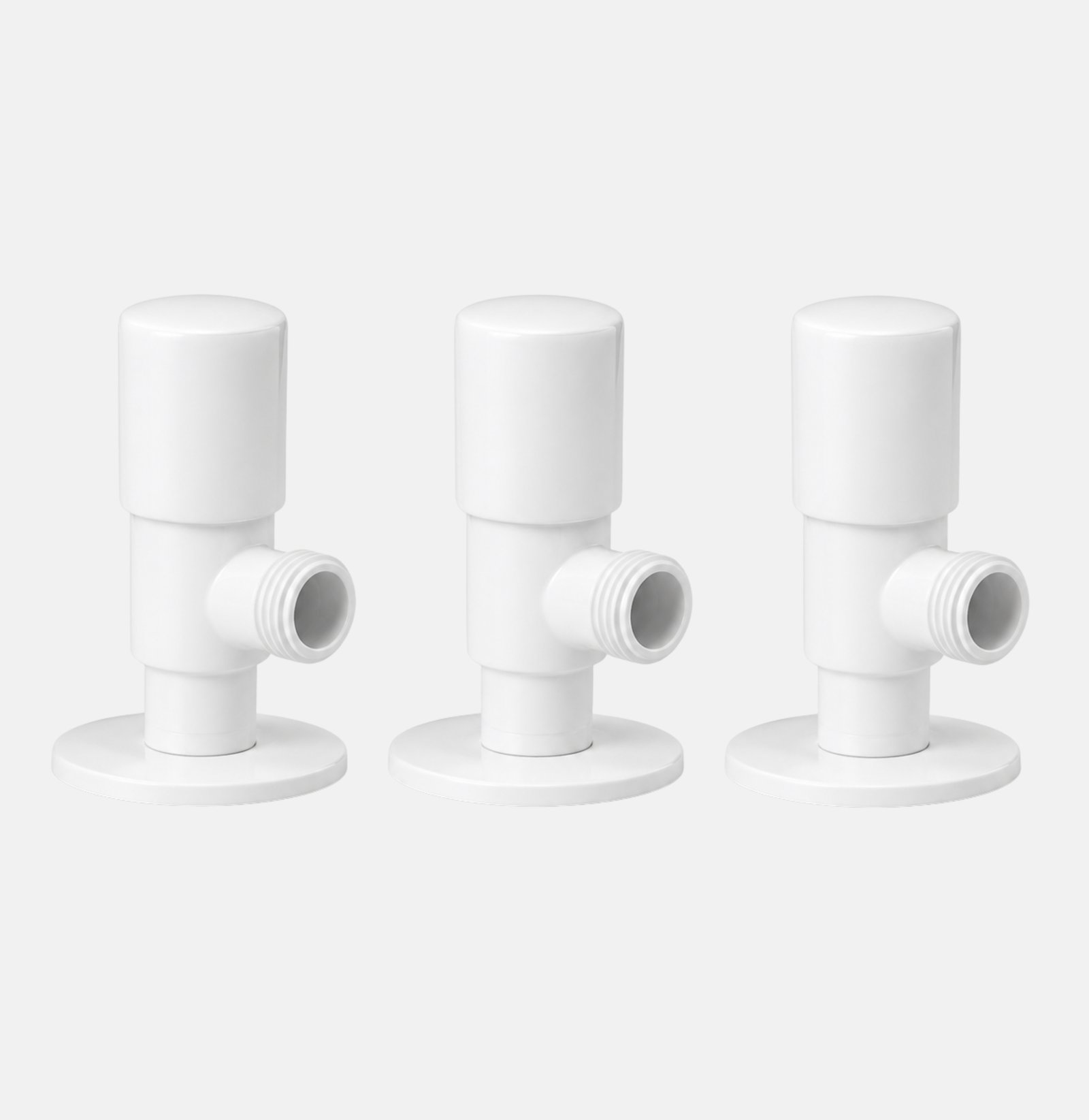 3 Star Pure Complete Bathroom Set 8-Pcs – White Finish - Image 5
