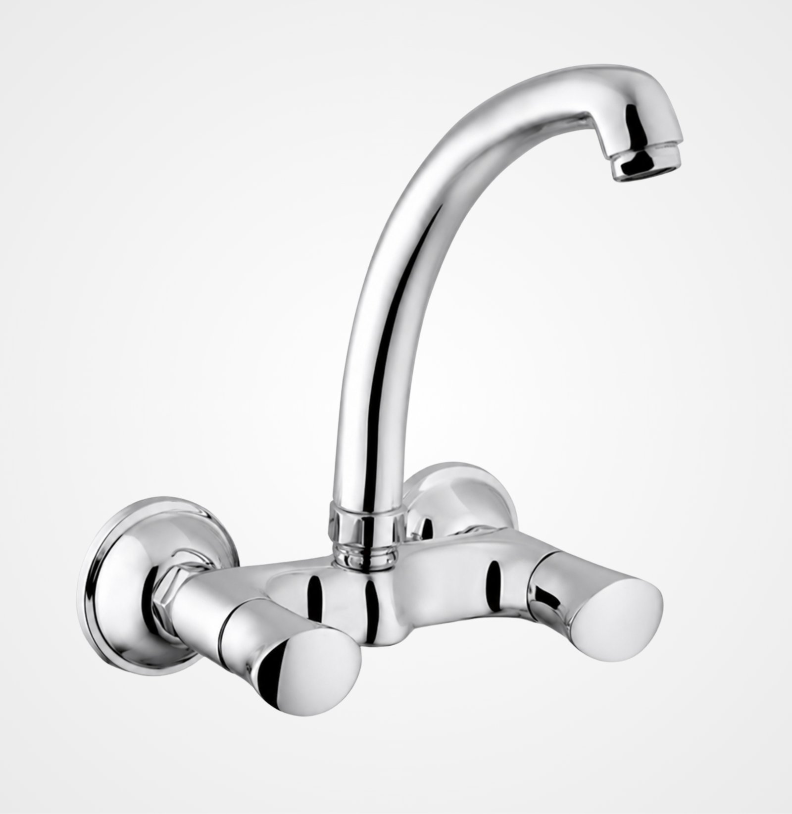 3 Star Sink Mixer Chrome – Quarter Round | SNR-02