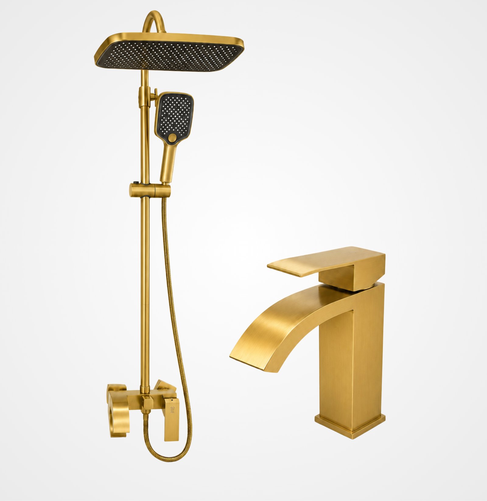 FL Shower Set 0023 FL – Gold Finish