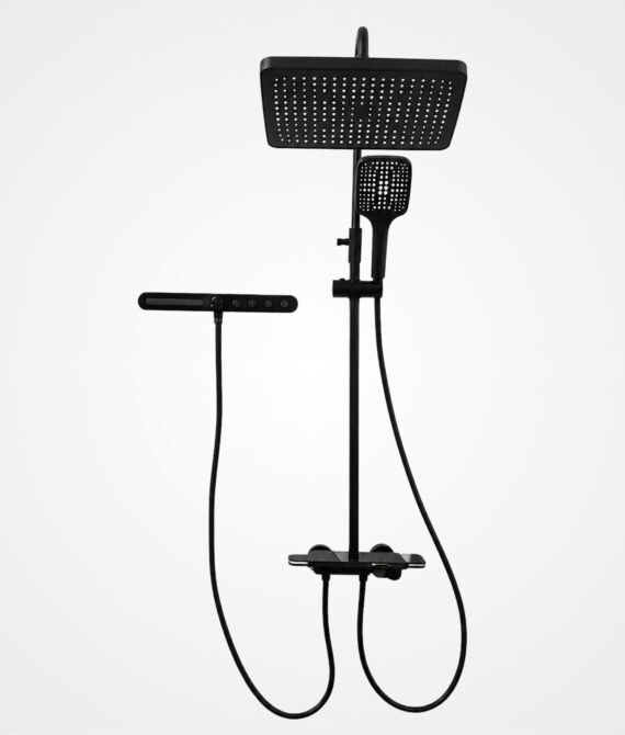 FL Shower Set FL006 – Matte Black Finish