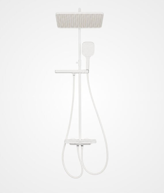 FL Shower Set FL010 – Matte White Finish