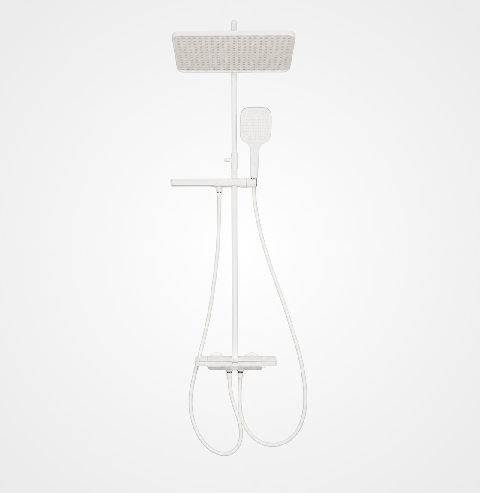 FL Shower Set FL010 – Matte White Finish