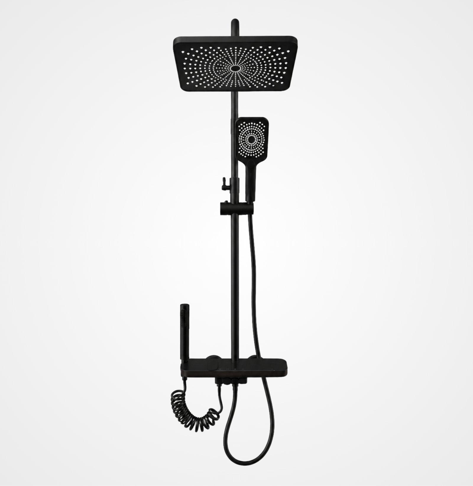 FL Shower Set FL011 – Matte Black Finish