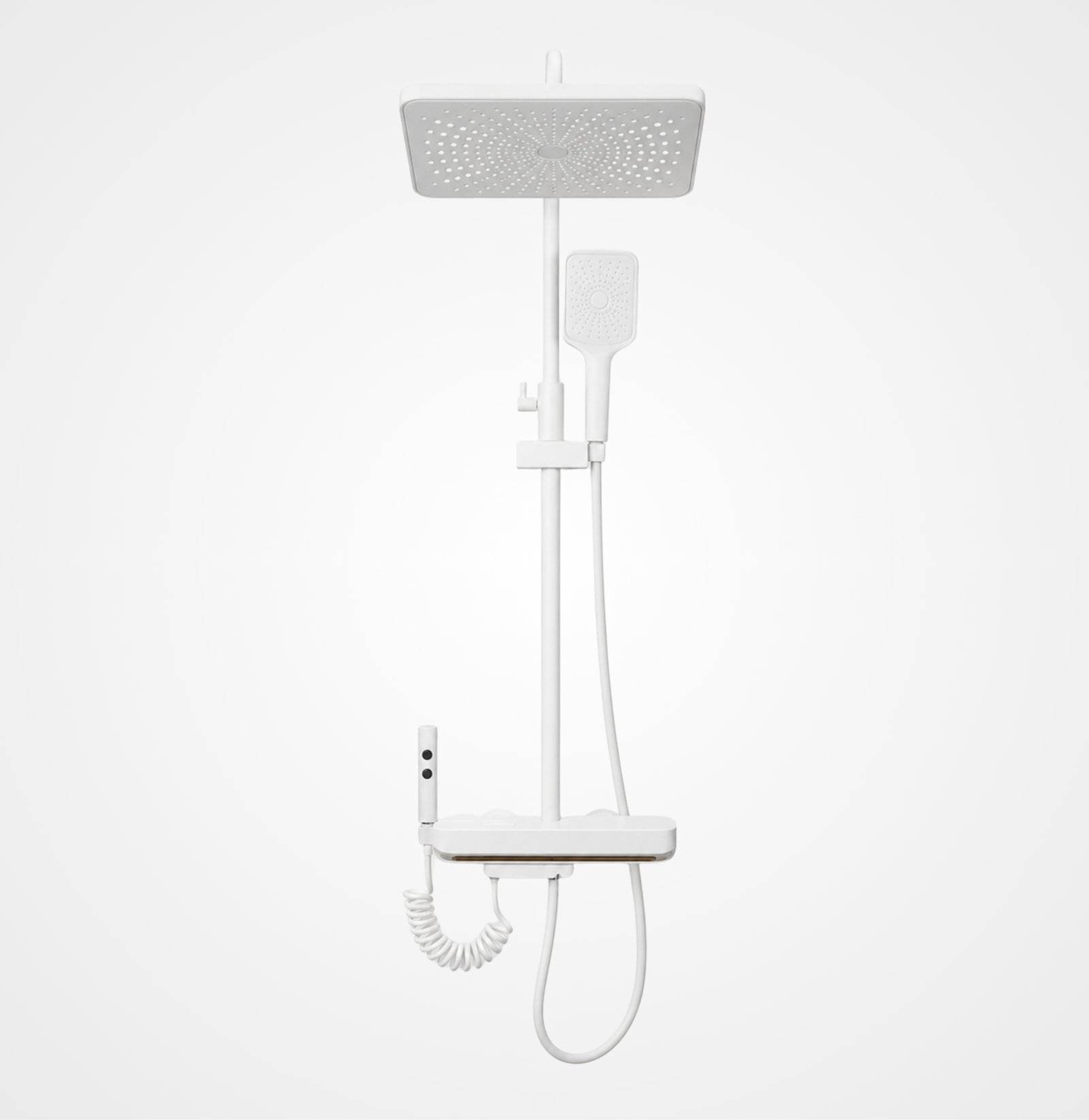 FL Shower Set FL011 – Matte White Finish