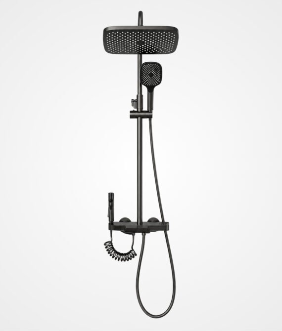 FL Shower Set FL012 – Gun Grey Finish