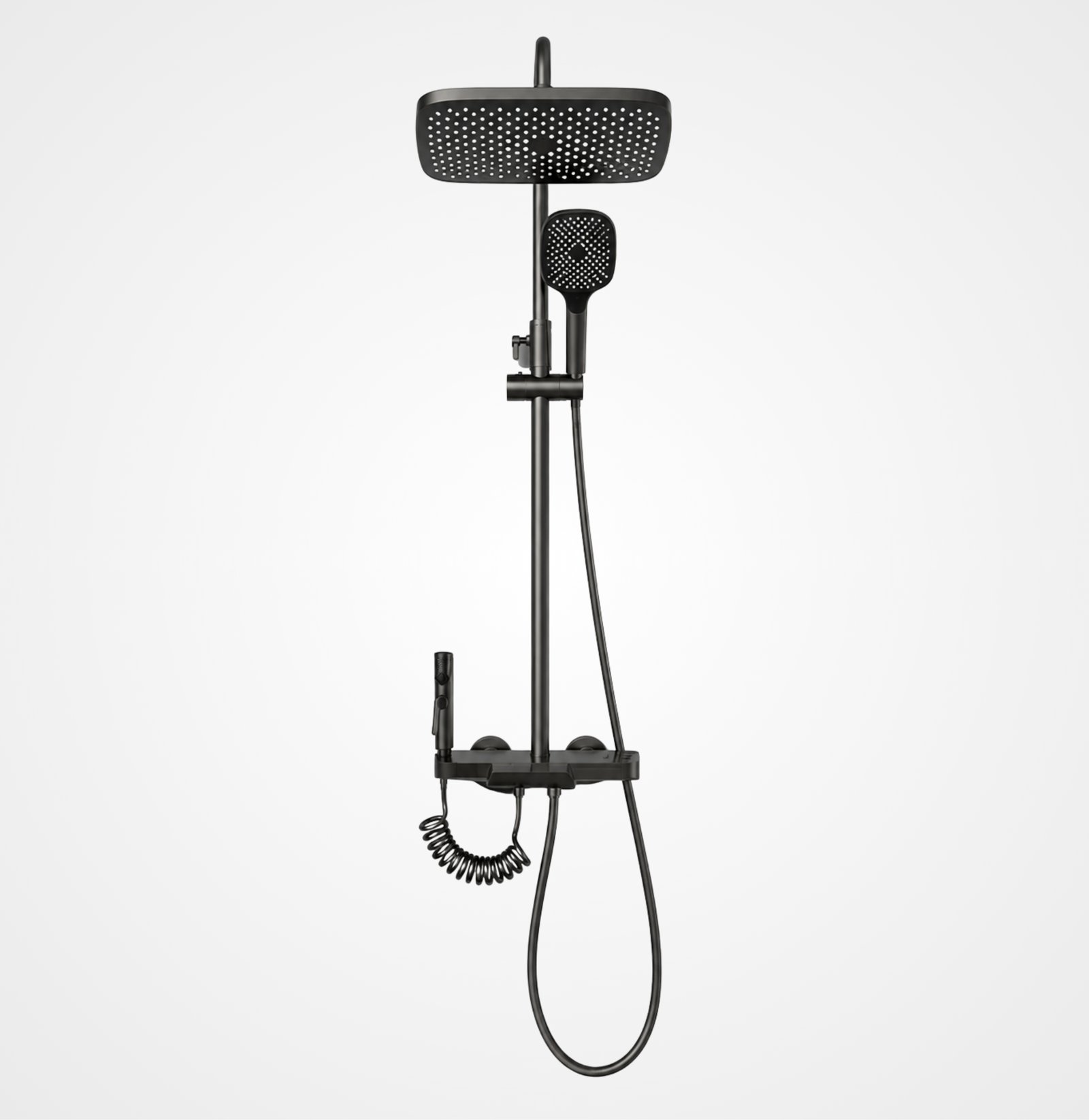 FL Shower Set FL012 – Gun Grey Finish