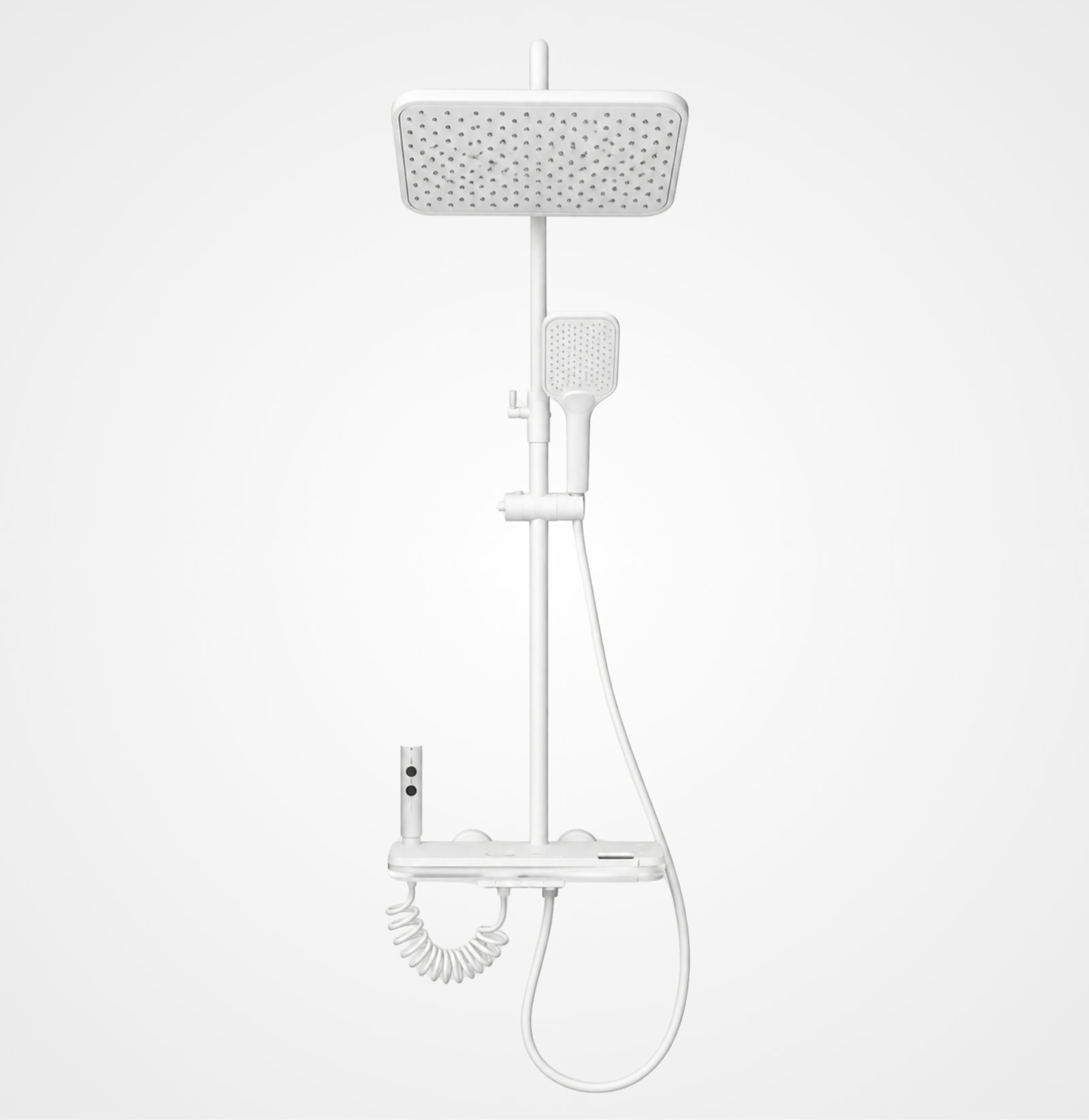 FL Shower Set FL013 – Matte White Finish