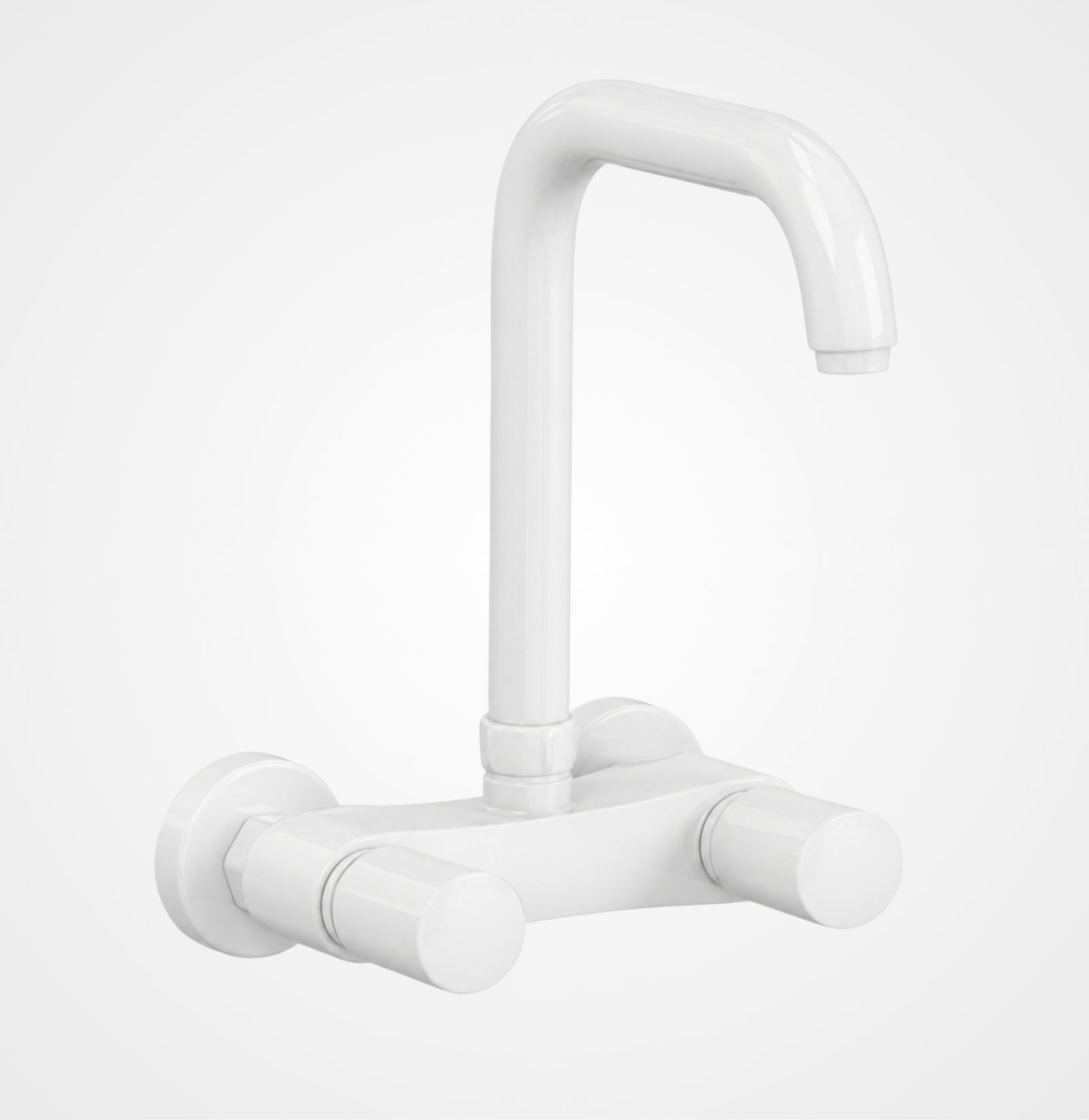3 Star Sink Mixer White – BLOOM Quarter Round | SBM-01