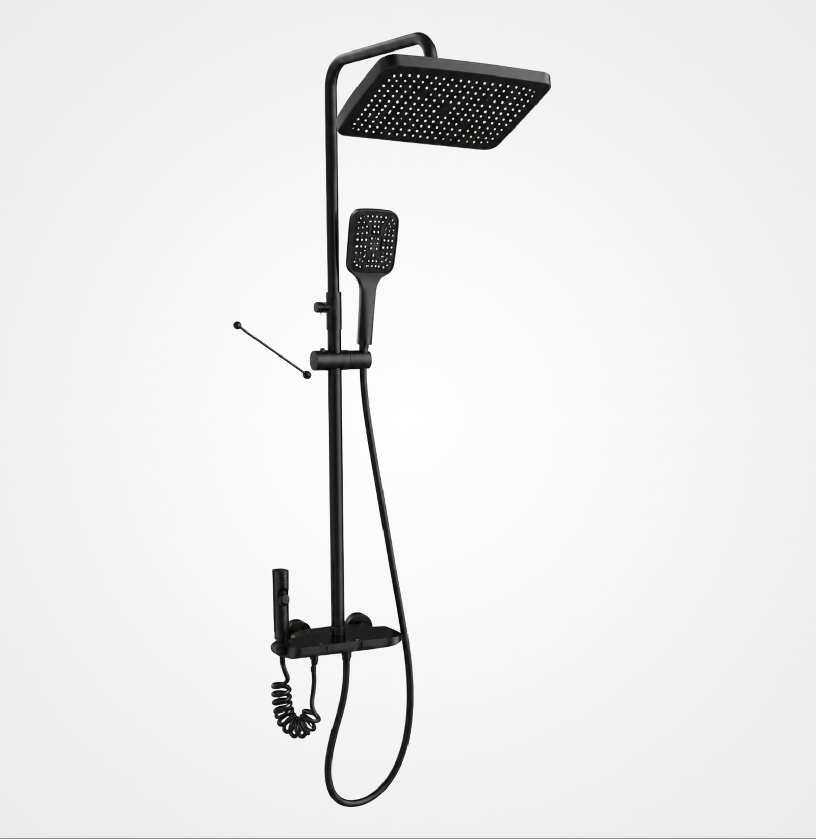 FL Shower Set FL007 – Matte Black Finish - Image 2
