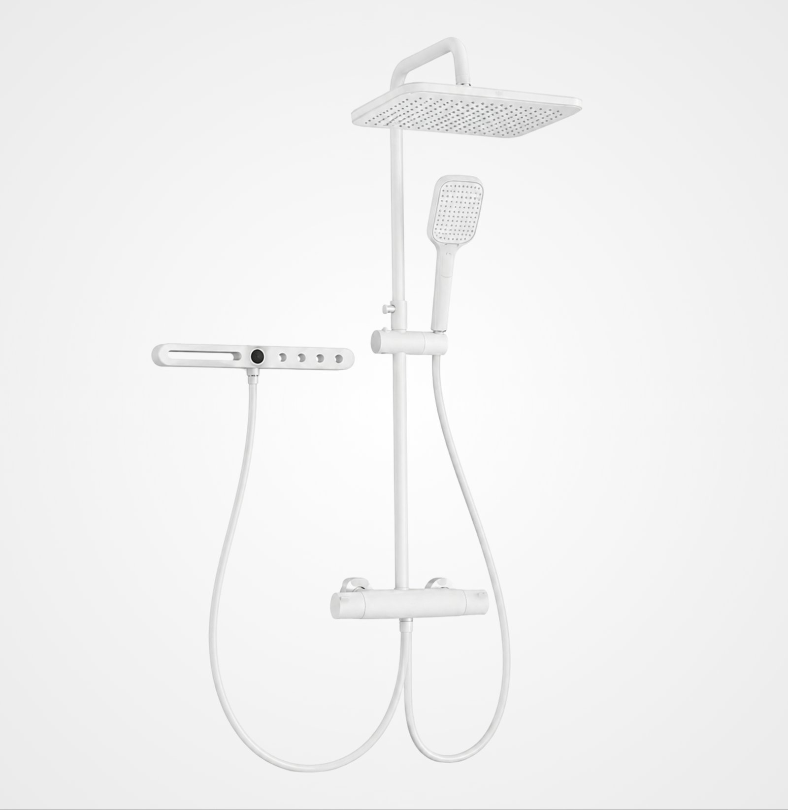 FL Shower Set FL008 – Matte White Finish - Image 2