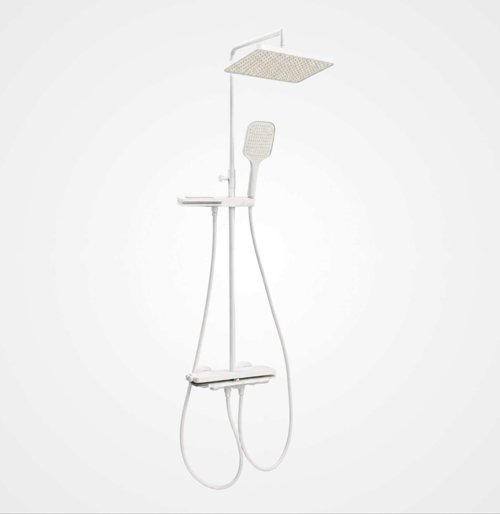 FL Shower Set FL010 – Matte White Finish - Image 2