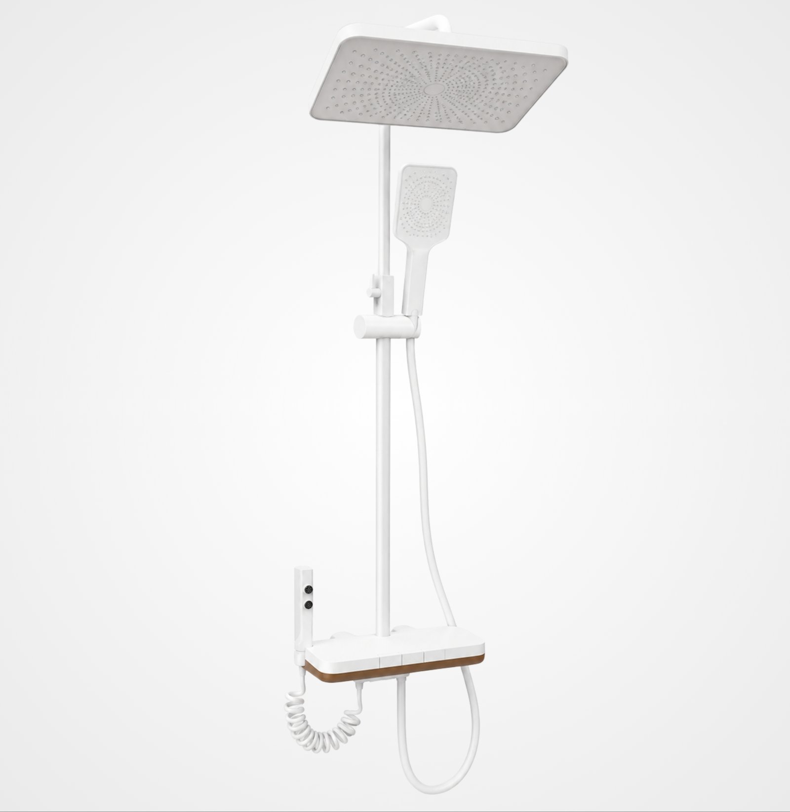 FL Shower Set FL011 – Matte White Finish - Image 2