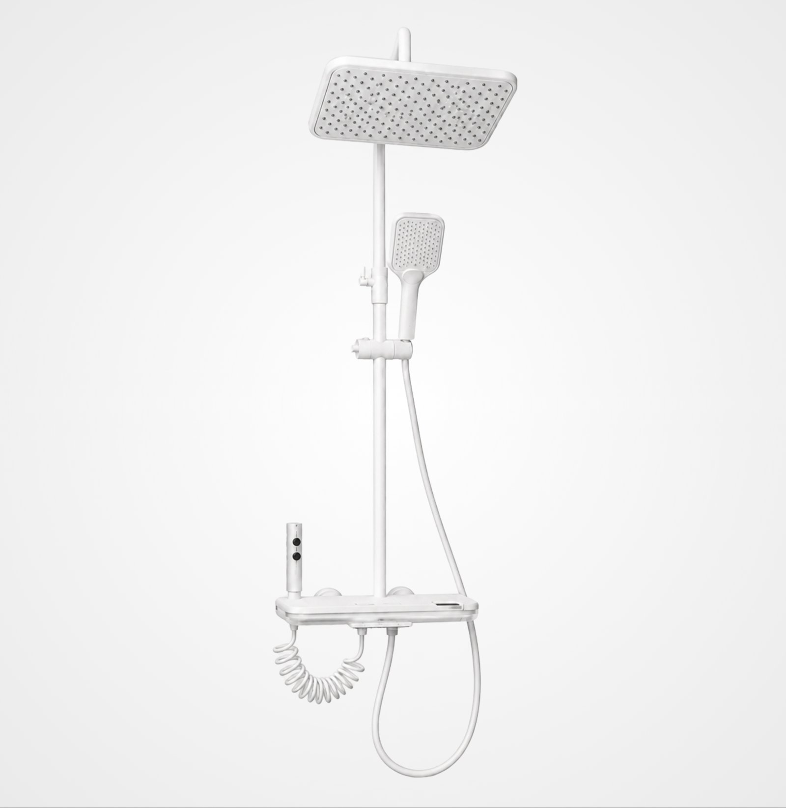 FL Shower Set FL013 – Matte White Finish - Image 2