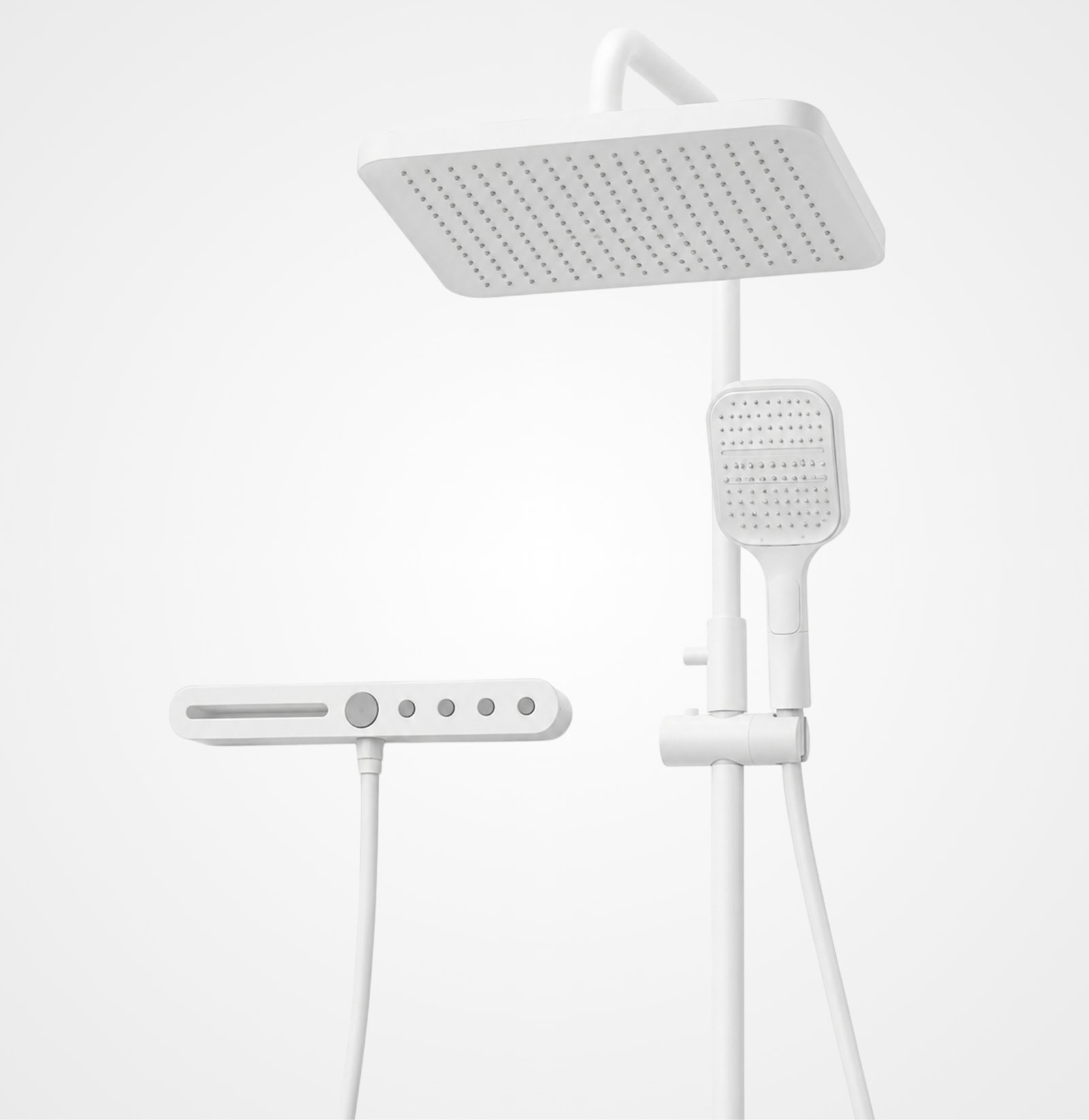 FL Shower Set FL008 – Matte White Finish - Image 3