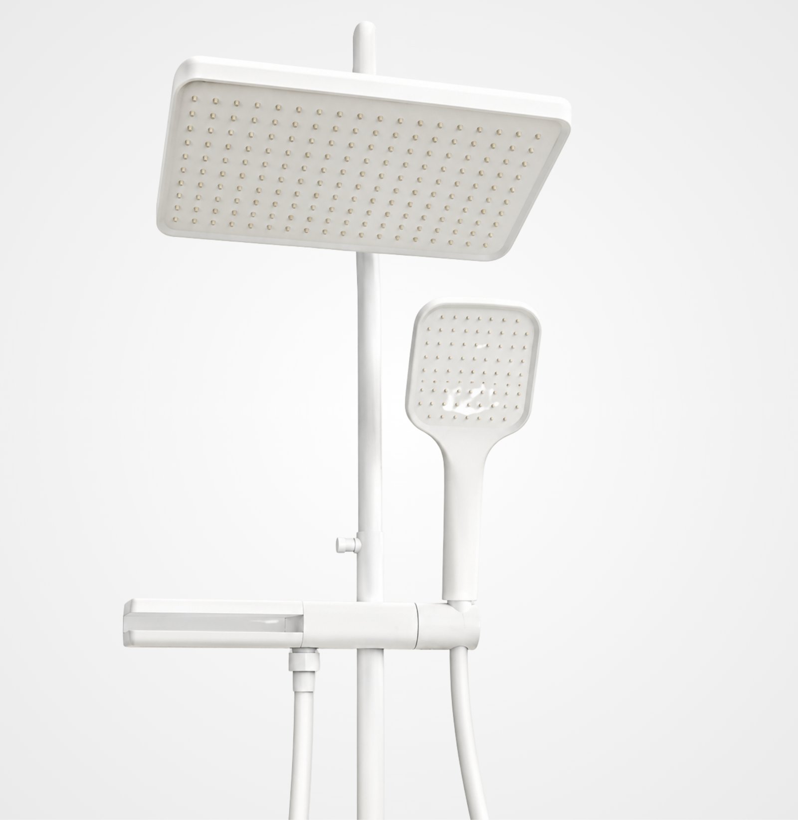 FL Shower Set FL010 – Matte White Finish - Image 3