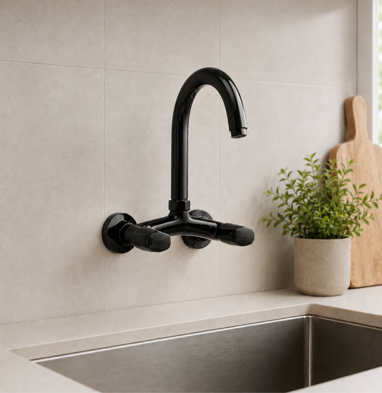 3 Star Sink Mixer Black – SHARP | SSP-01 - Image 3