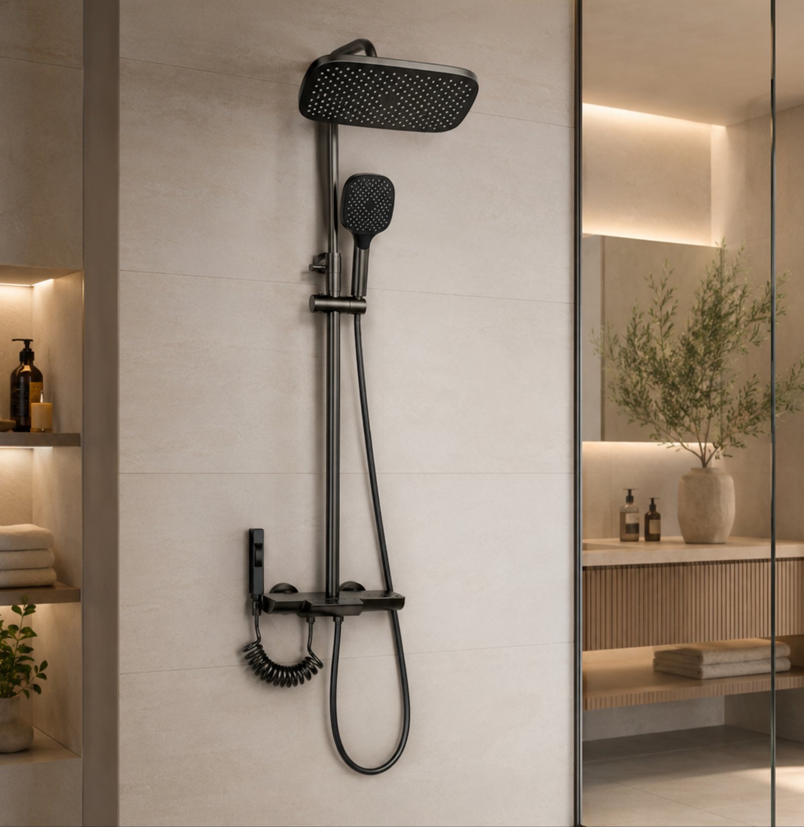 FL Shower Set FL012 – Gun Grey Finish - Image 4