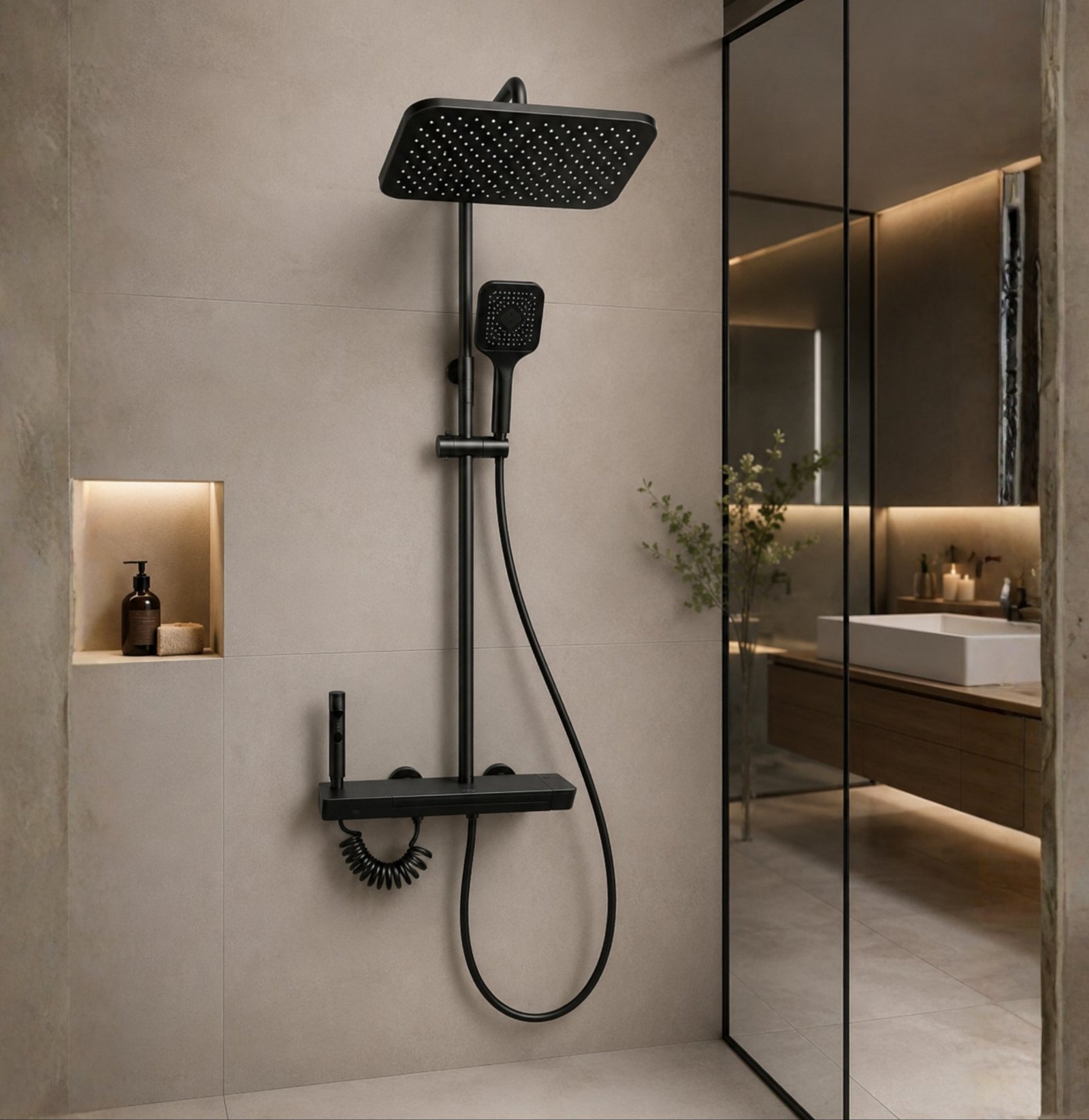 FL Shower Set FL013 – Gun Grey Finish - Image 4