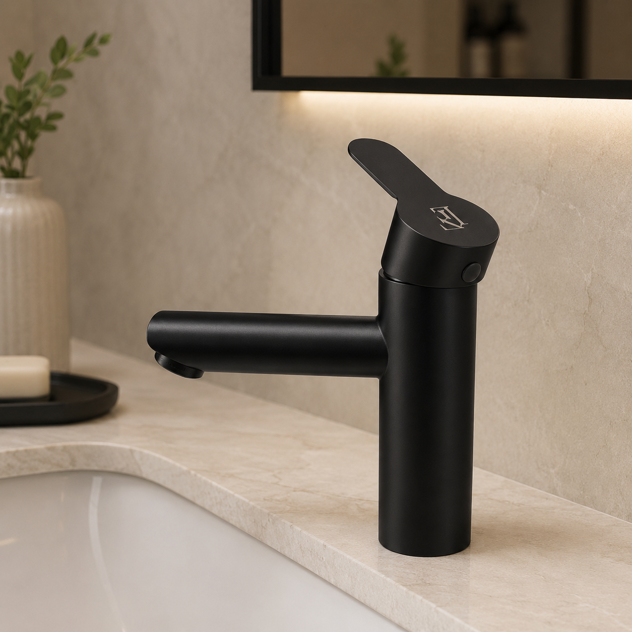 FL Basin Mixer Q005 – Black - Image 3
