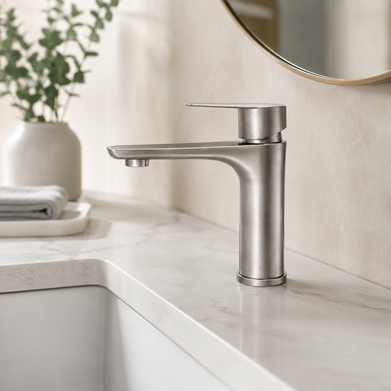 FL Basin Mixer Q001 – Chrome - Image 3