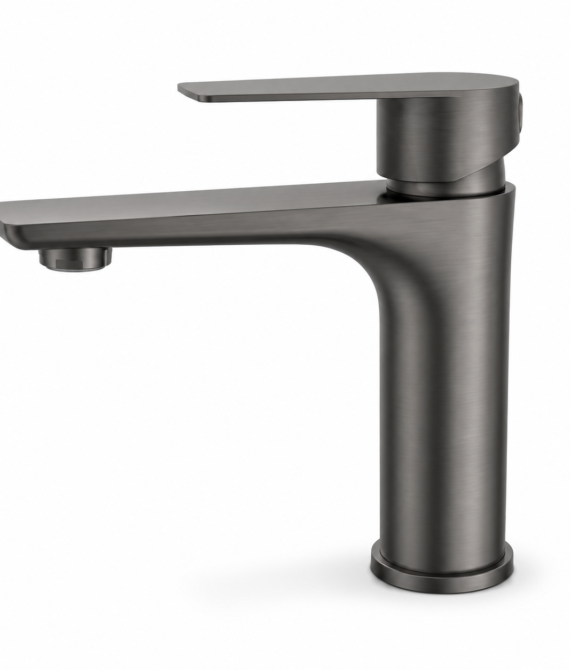 FL Basin Mixer Q001 – Gun Grey