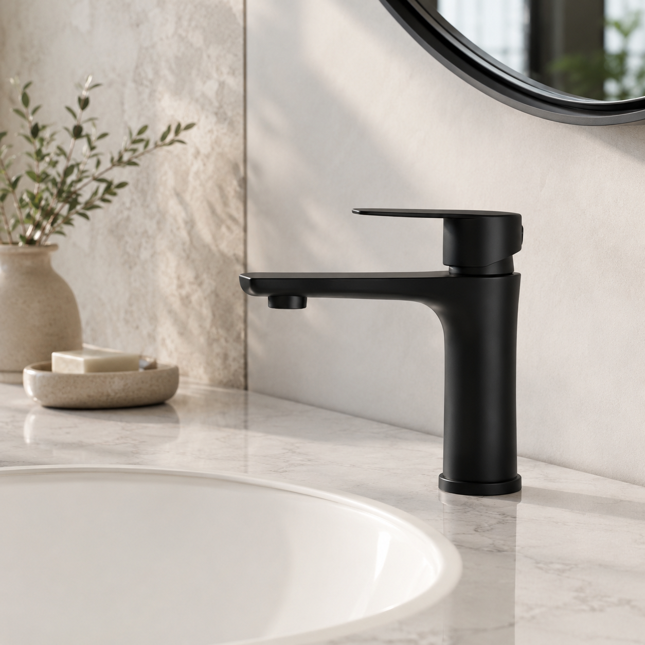 FL Basin Mixer Q001 – Black - Image 3