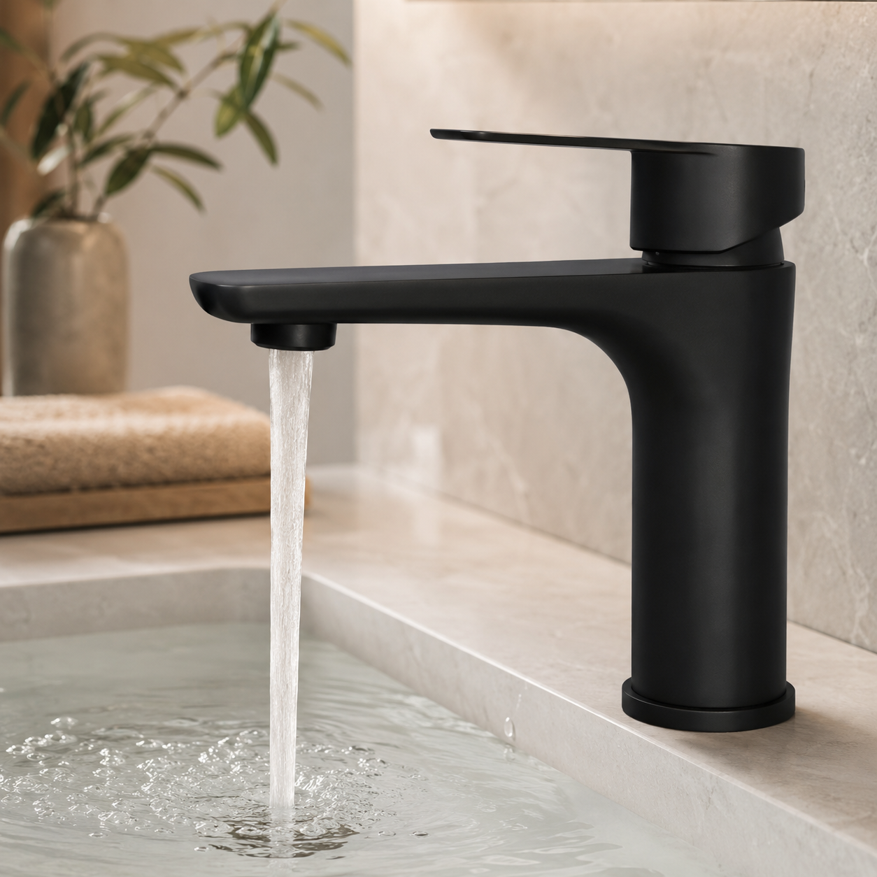 FL Basin Mixer Q001 – Black - Image 2