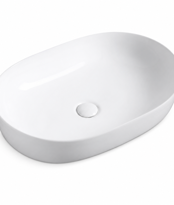 Sapphire Oval Countertop Vanity Basin – Code 1214