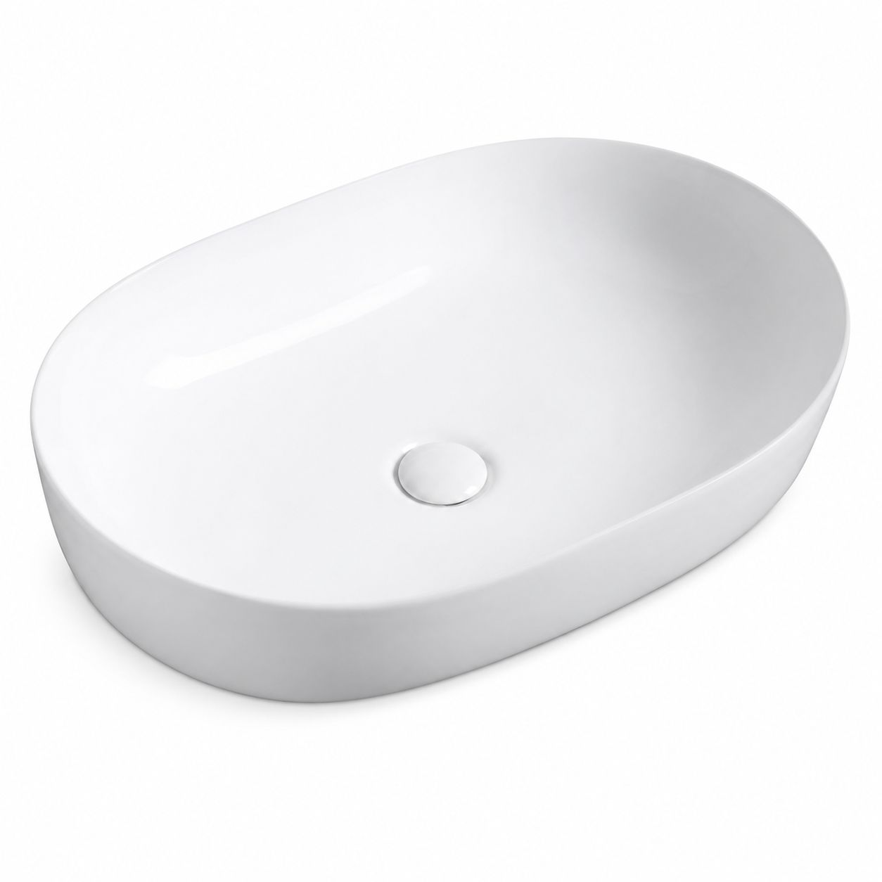 Sapphire Oval Countertop Vanity Basin – Code 1214