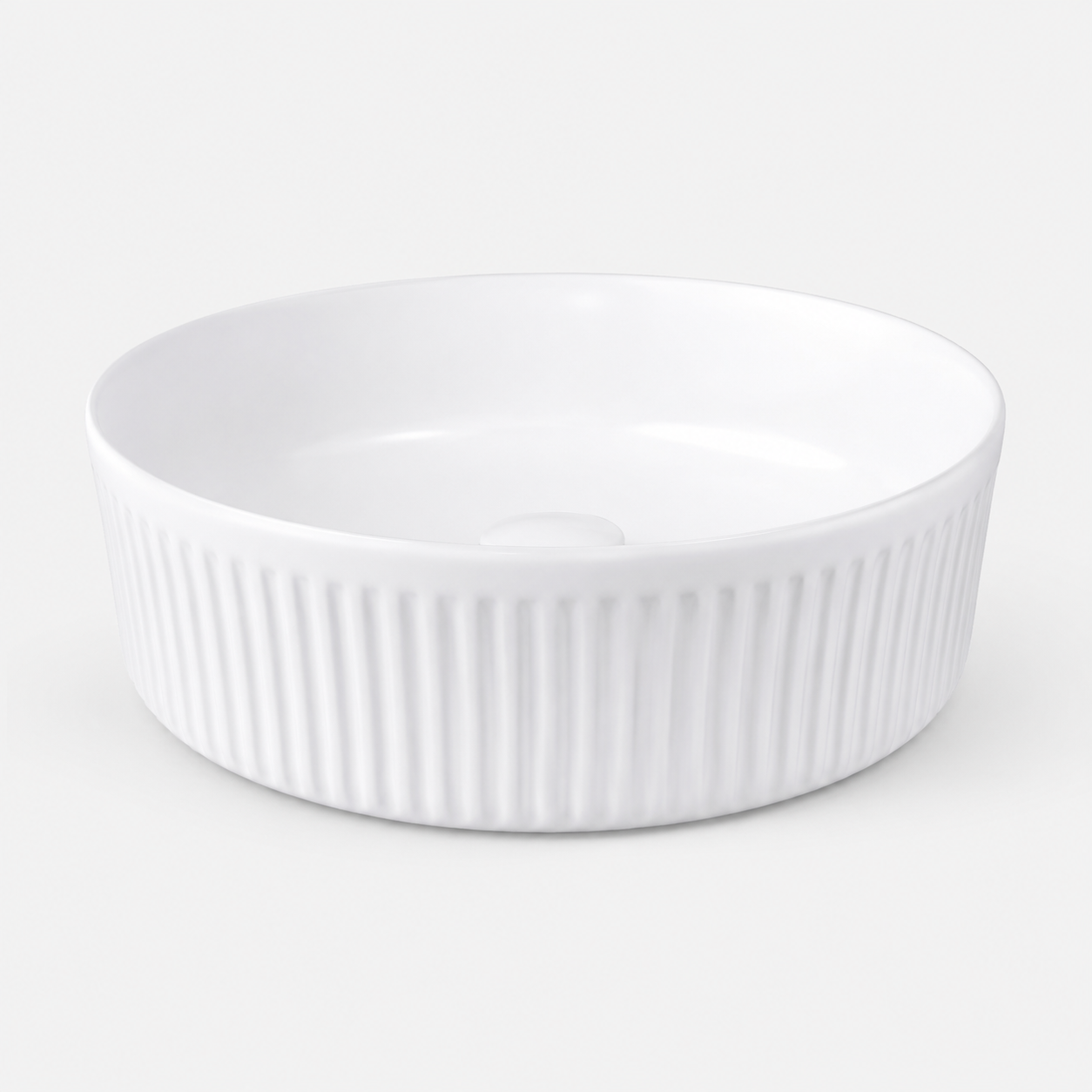 Sapphire Fluted Round Countertop Vanity Basin – Code 1500-370 - Image 2