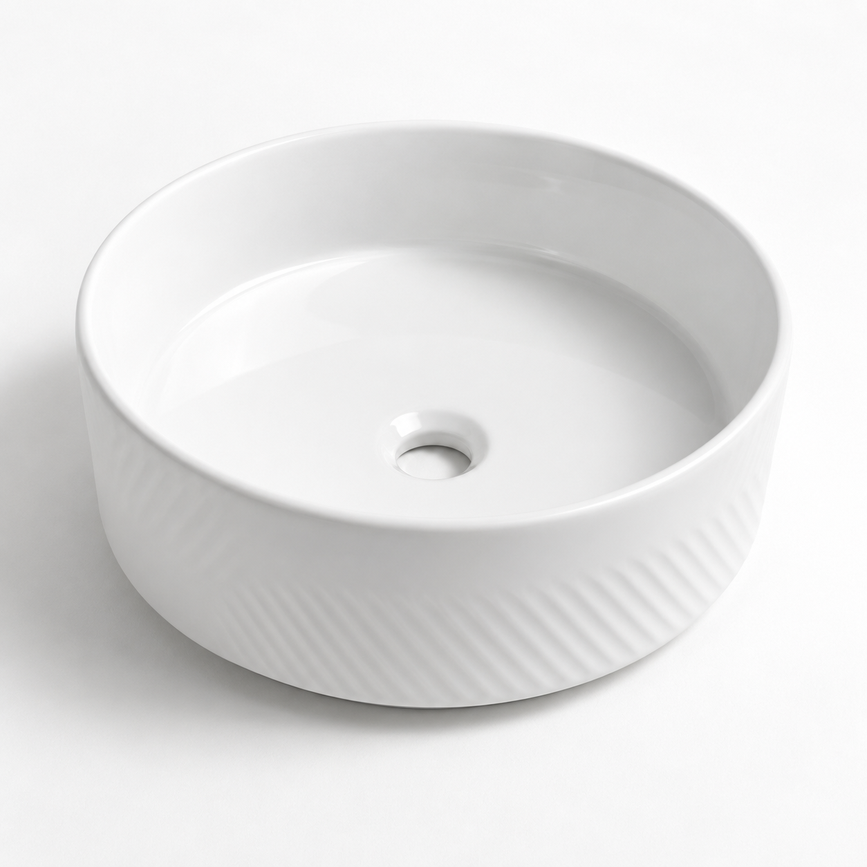 Sapphire Textured Round Countertop Vanity Basin – Code 1522 - Image 2