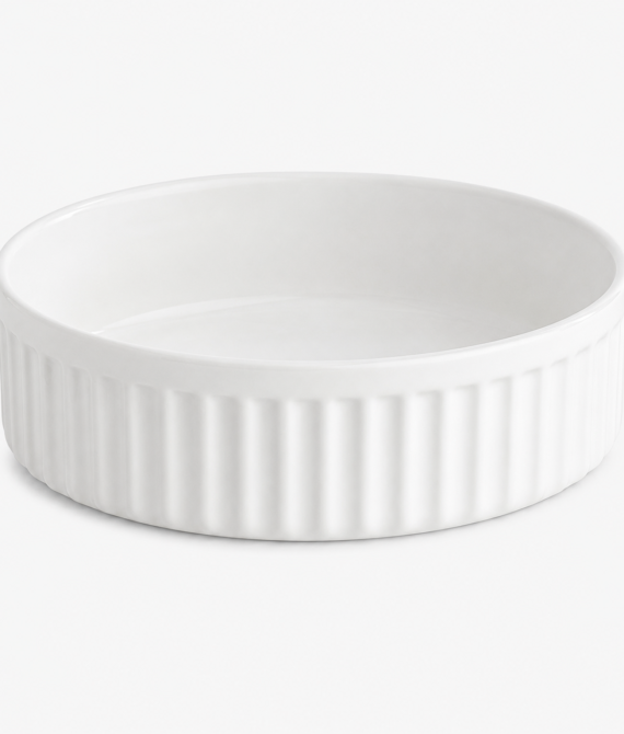 Sapphire Fluted Rectangular Countertop Vanity Basin – Code 1126